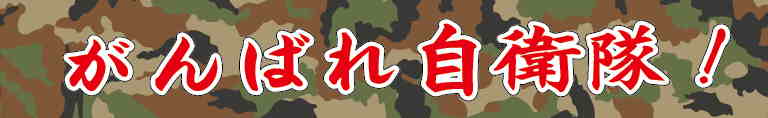 がんばれ自衛隊 がんばれ自衛隊